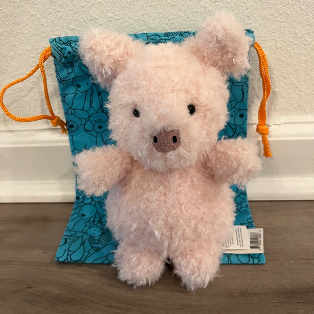 Jellycat Little Pig Pink Plush Toy Rare OOS With Dust Bag 100% Authentic… - Picture 1 of 4